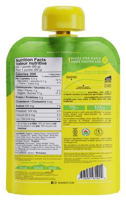Purée énergétique Näak Ultra Energy Pomme/Sirop d'Érable - 90g