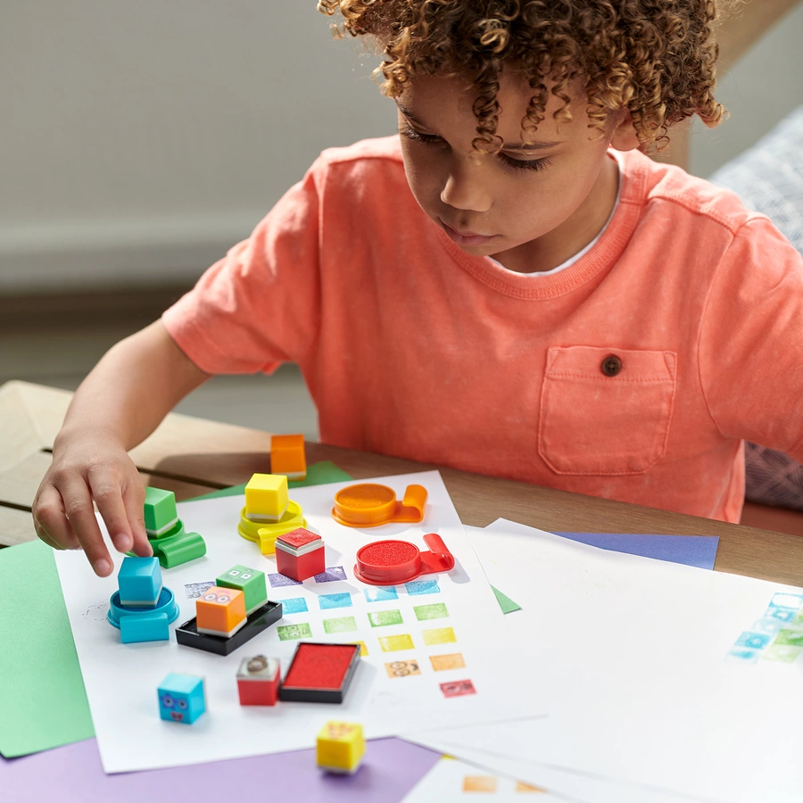 Learning Resources® Numberblocks Stampoline Park Stamp Activity Set