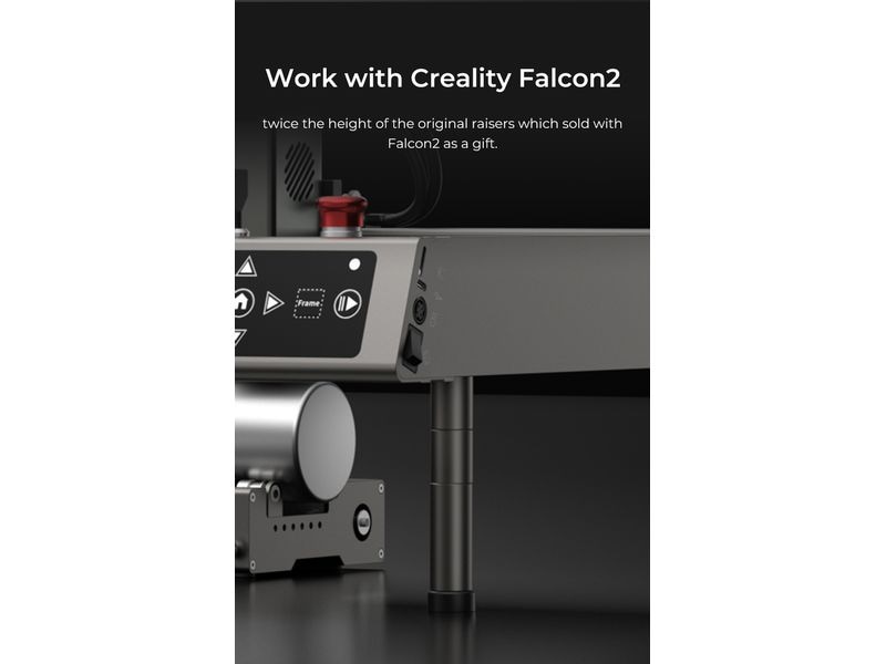 Creality Dreh Kit Pro zum Falcon 2 Drehkit mit vier Erhöhungen für Creality Falcon 2