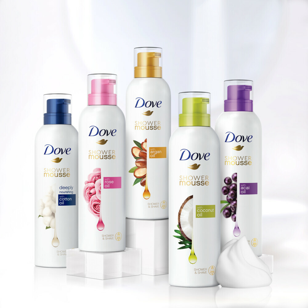 Dove Shower Foam Deeply Nourishing Cotton Oil200 ml