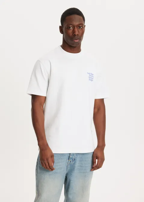 T-shirt met print surreal wit (WIT)