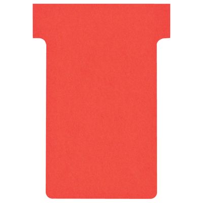 Nobo - 100 Fiches en T - Taille 2 - rouge
