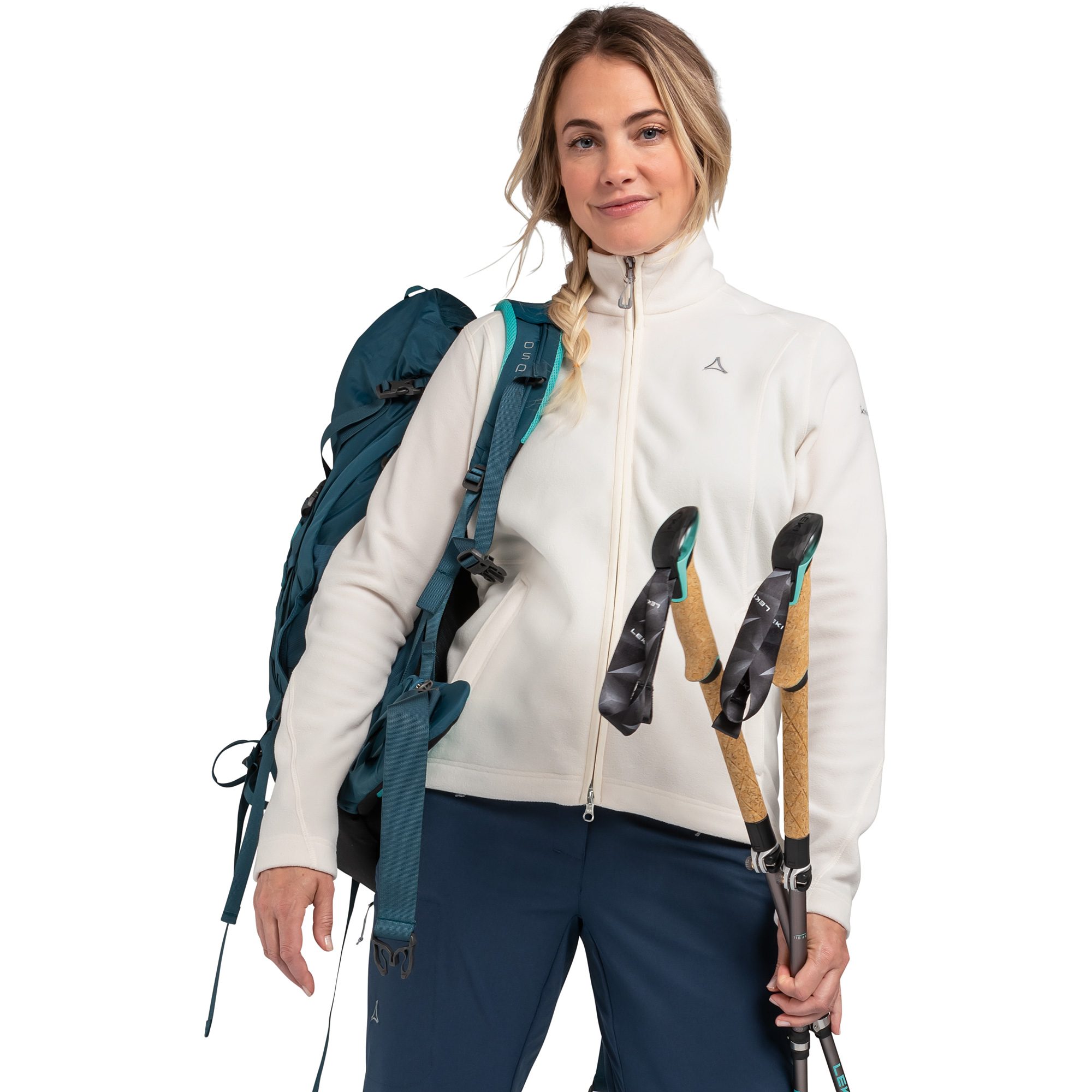 Schöffel Leona 3 Fleecejacke Damen whisper white