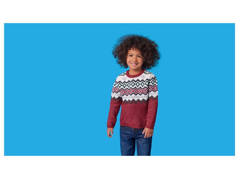 Gebreide kinder kersttrui