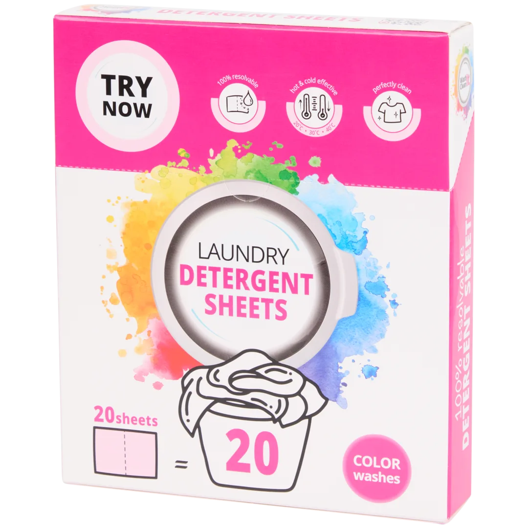 Wasmiddeldoekjes Color 20 stuks