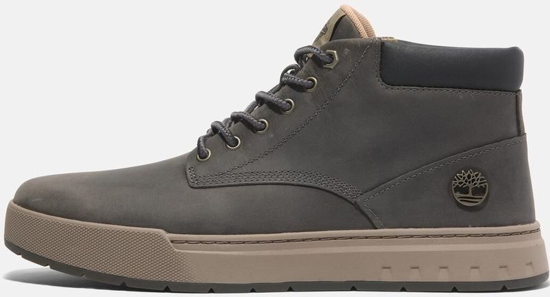 Timberland Maple Grove - Schoenen - Groen - Leer - Middenhoge Vetersluiting