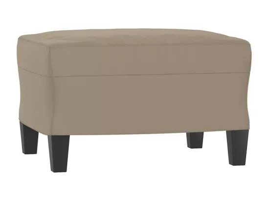 Repose-pied Taupe 60x50x41 cm Tissu microfibre