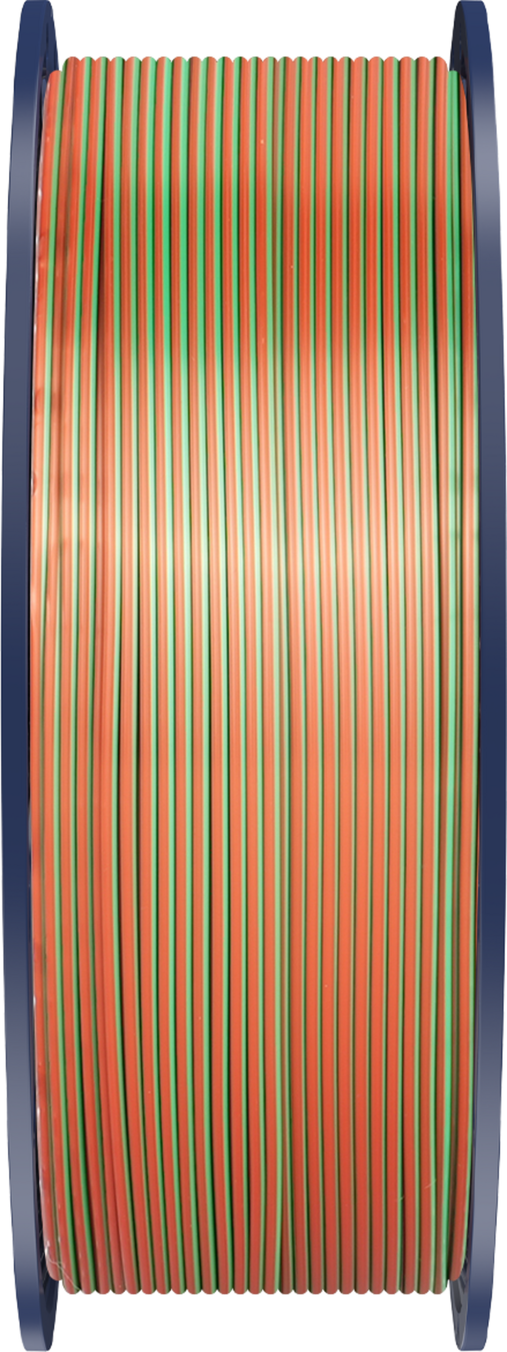 SUNLU  Silk PLA+ Tri-Color Orange Blue Green, 1,75 mm / 1000 g    Dreifärbiges PLA Material mit glänzendem Finish