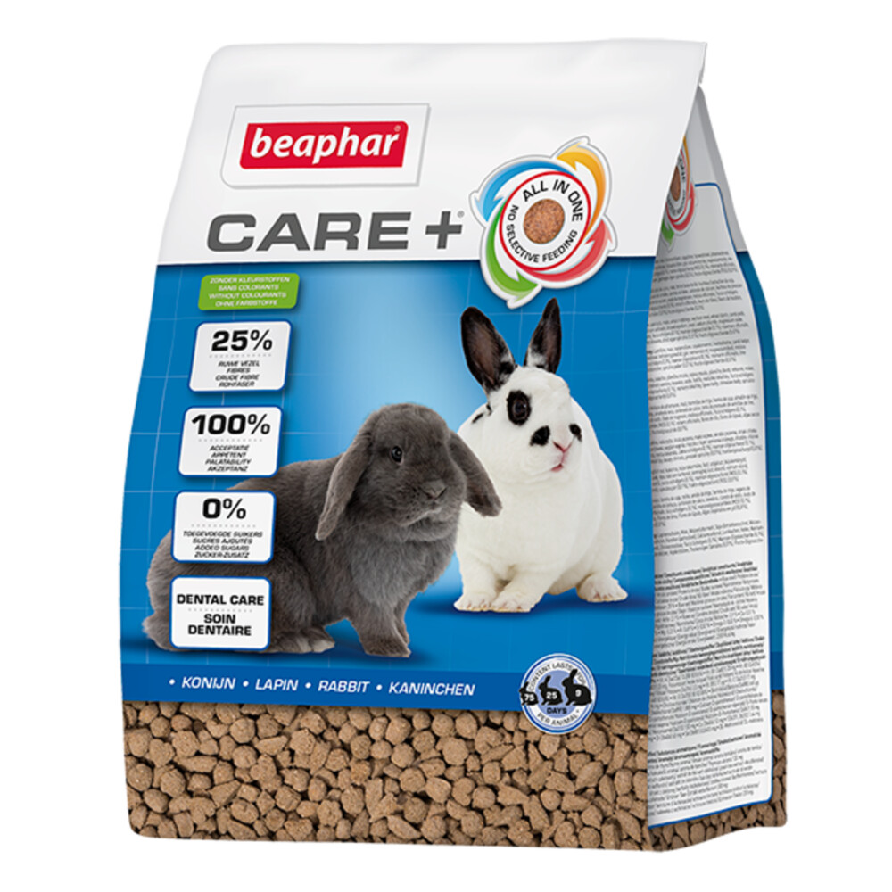 4x Beaphar Care+ Konijn Adult1,5 kg