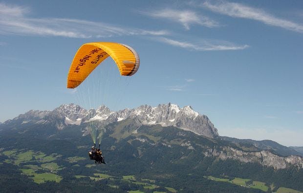 Gleitschirm-Tandemflug am Kitzbüheler Horn