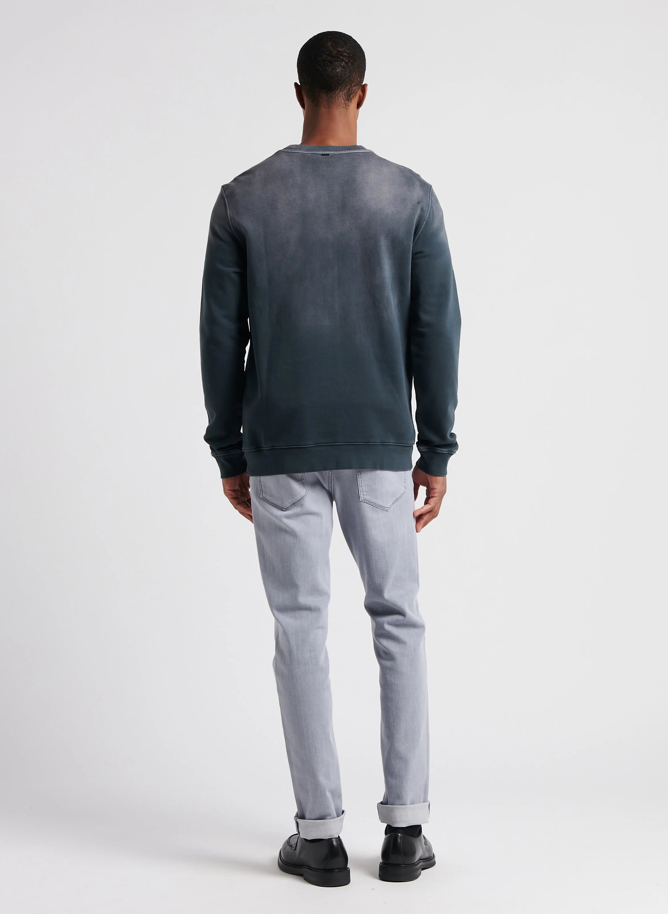 Jean slim en coton stretch | Gris