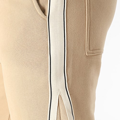 Pantalon Jogging A Bandes Camel