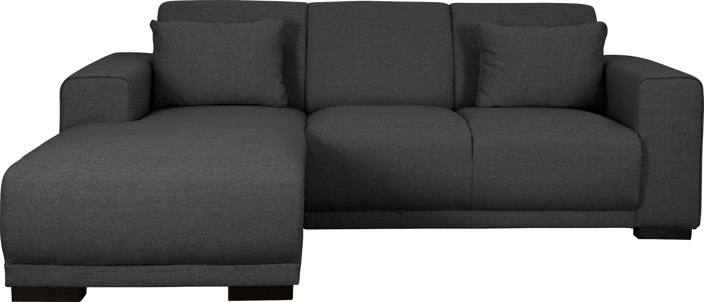 Home affaire Ecksofa »BORNHOLM L-Form mit Recamiere, Masse B/T/H: 234/162/85 cm« Recamiere links oder rechts bestellbar, Wellenfederung, inkl. 2 Kissen