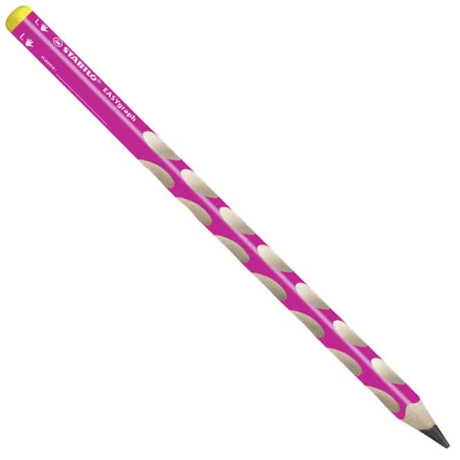 EASYgraph - Start - Dreikant-Bleistift für Linkshänder - pink - 2 Stück