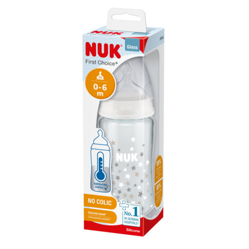 Biberon FC+ TC 240ml silicone 0-6m M Mixte Verre  - NUK