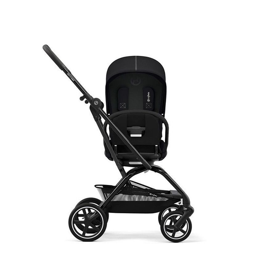 Poussette Eezy S Twist+ 2 - Châssis Black / Moon Black - Ecru