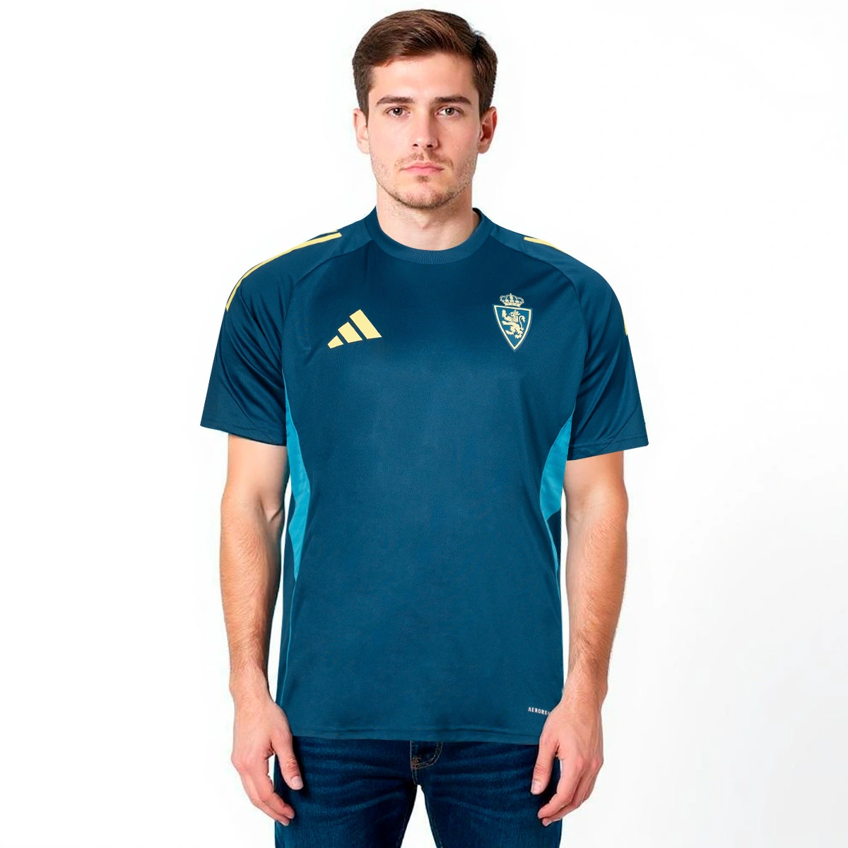 T-Shirt adidas Real Zaragoza Treino Jogador 25-26