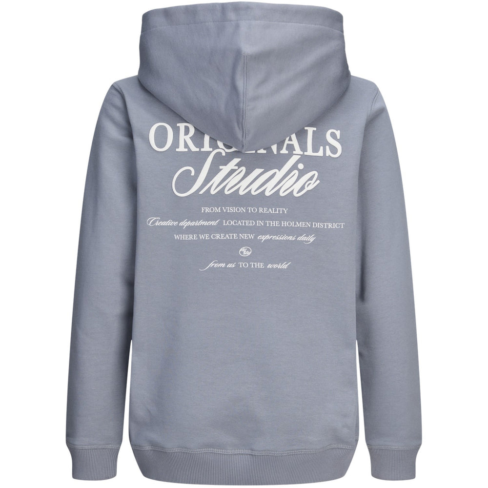 Køb Jack & Jones Junior Tradewinds Jornorrebro Typo Back Sweat Hætte Sn Jnr