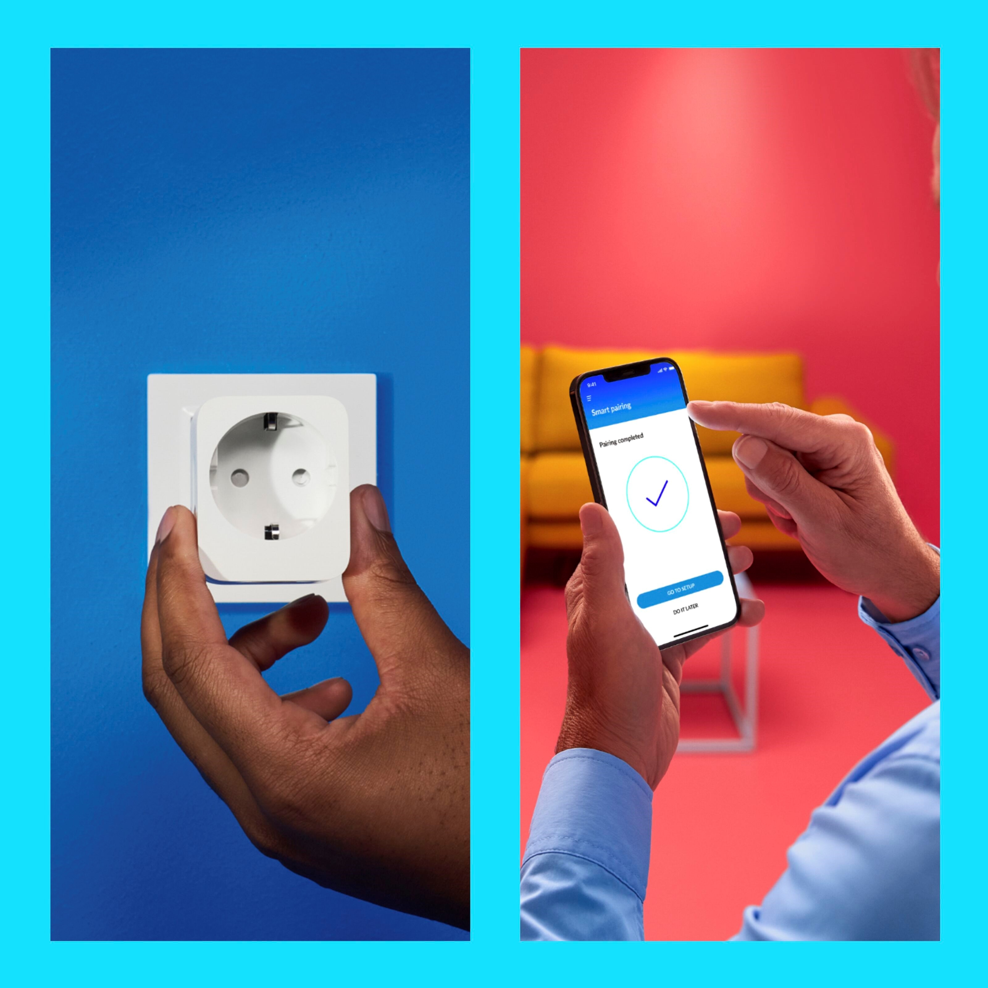 WiZ Smart wifi-fjernstrømbryter med energimåling