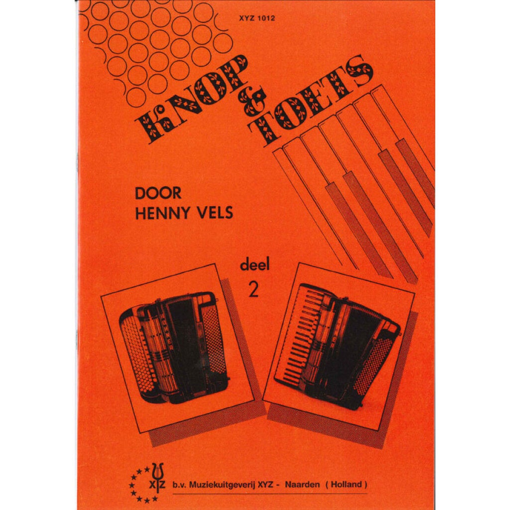 XYZ Uitgeverij Knop & Toets Vol. 2 accordeonboek