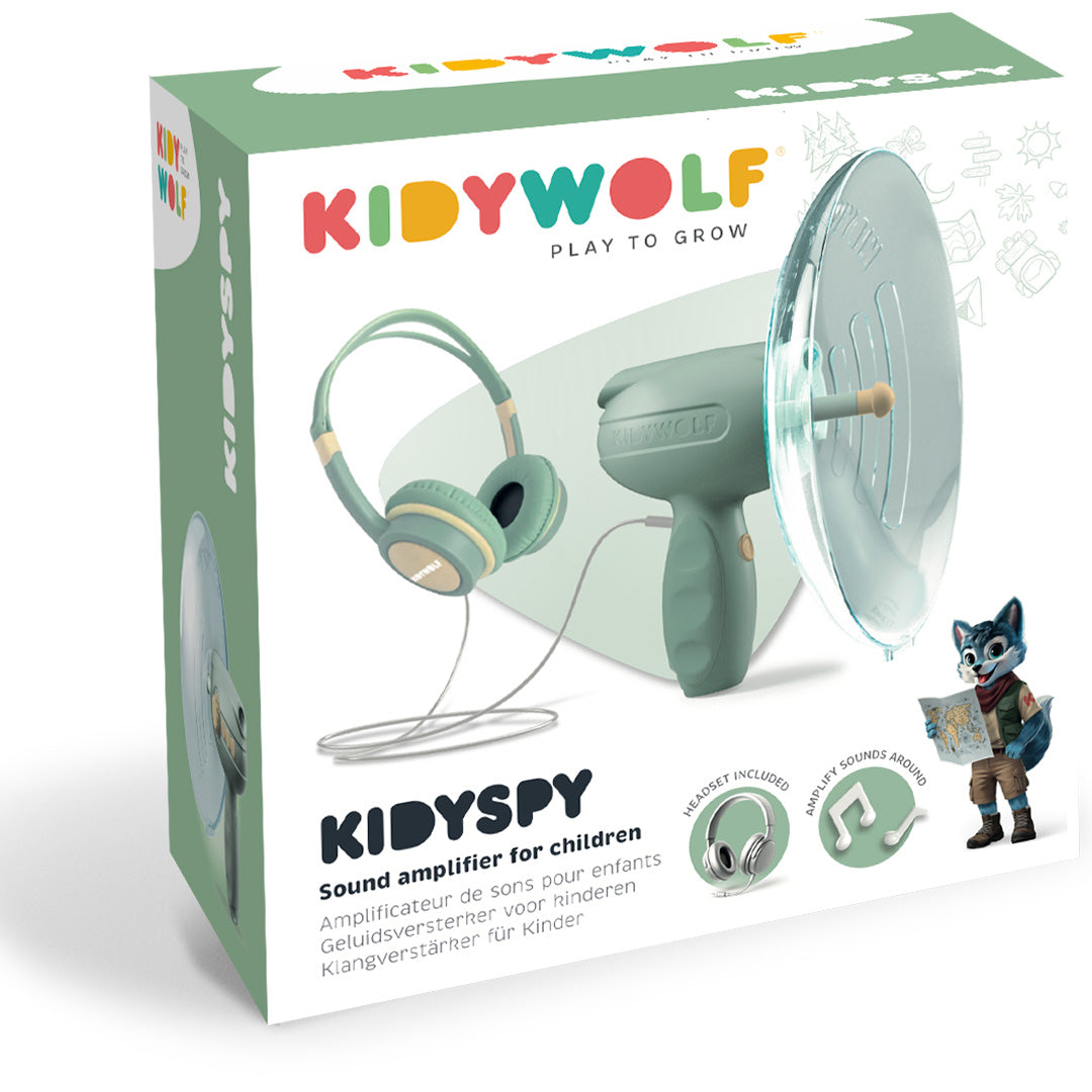 kidywolf kidyspy geluidsversterker met koptelefoon