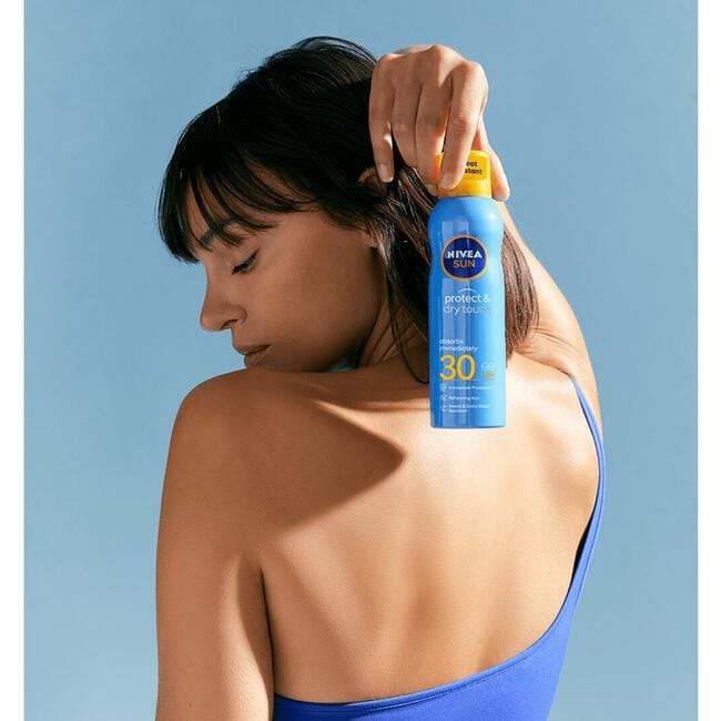 NIVEA SUN Zonnebrand Protect & Dry Touch Vernevelende Zonnespray SPF 30 200 ML