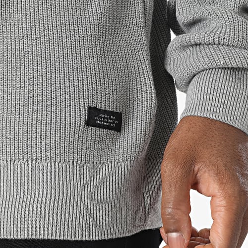 Pull Col Zippé Codford 20714337 Gris
