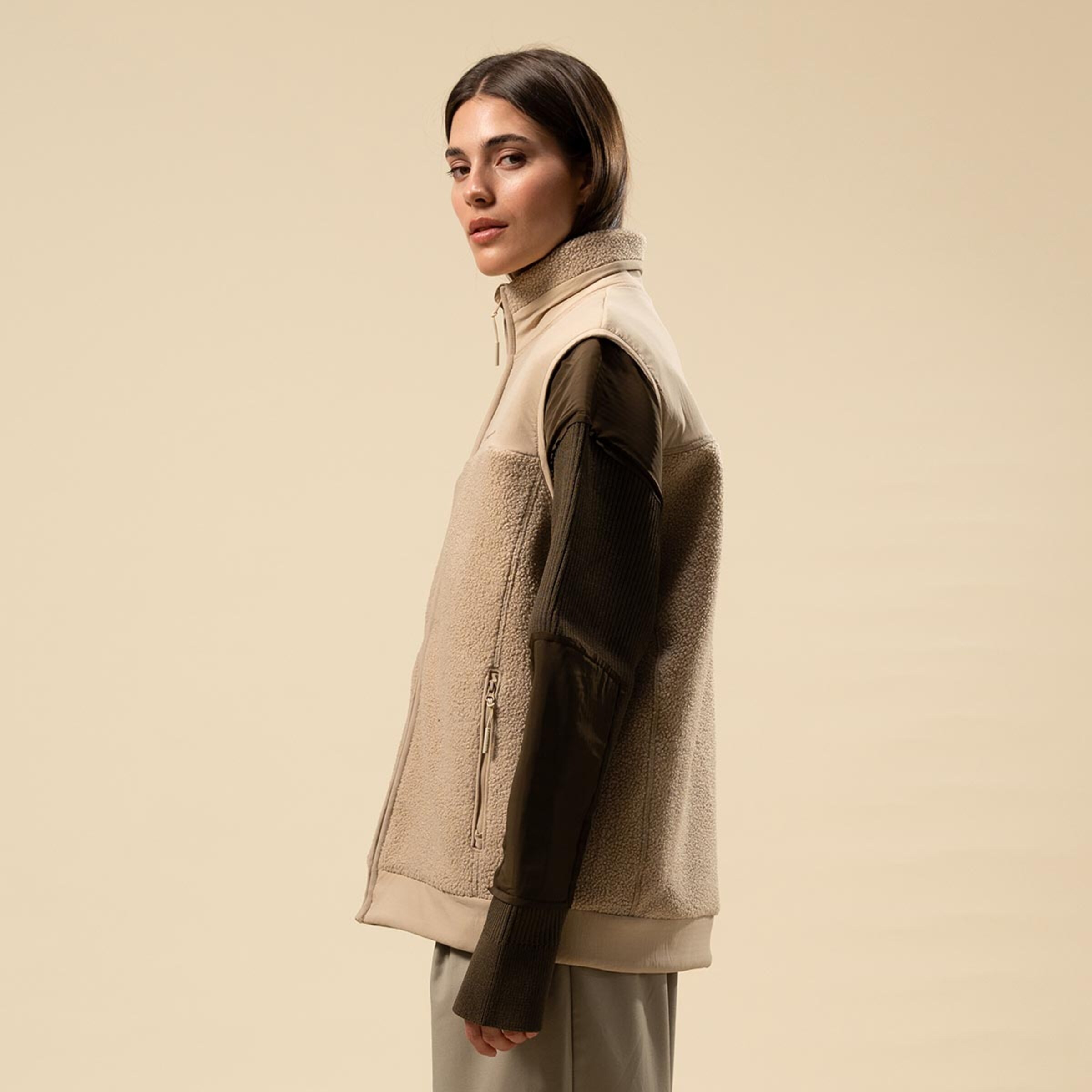 Everyday Fleece Vest Sandstone