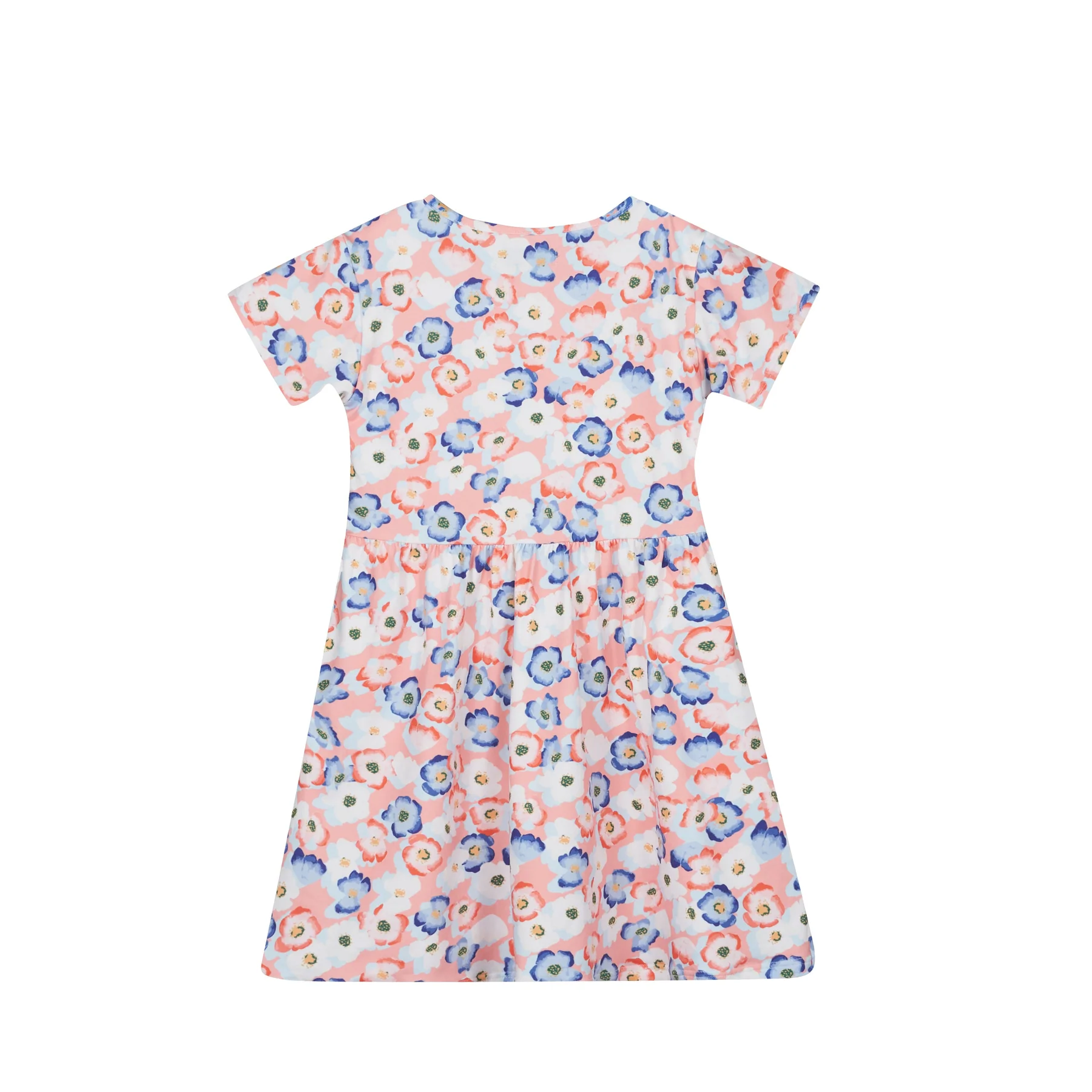 Liberte Ami Alma-Ss-Babydoll-Dress (Kids) eachy blue flower