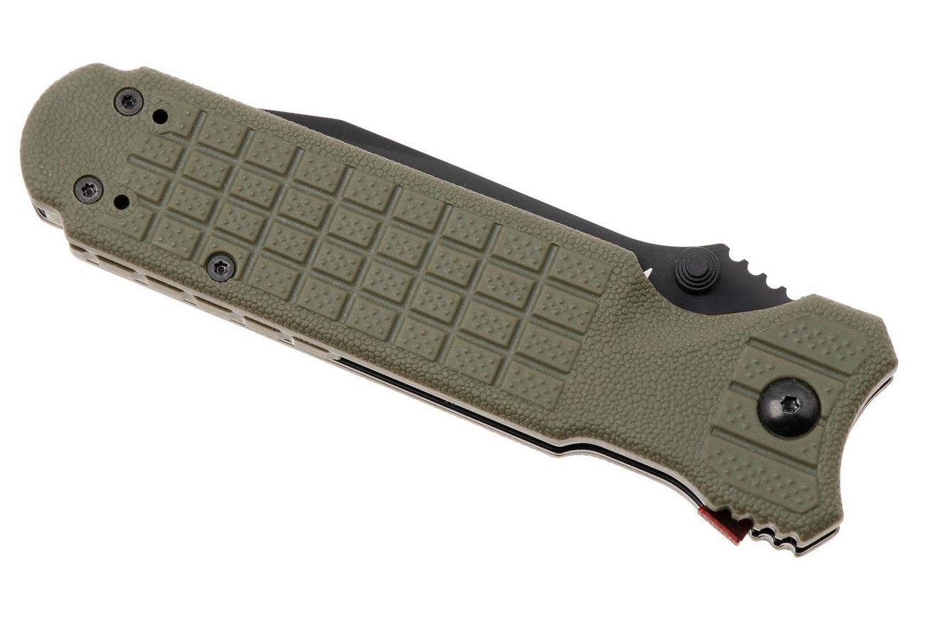 Fox Predator Evolution FX-449 OD, Black Niolox, Green FRN, zakmes