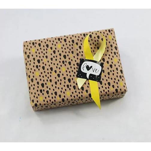 Kraft brut 70g, rl 50x0,70m Pépin fluo - Noir