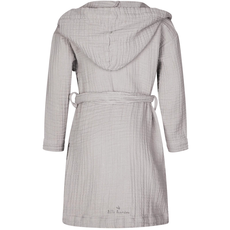 Lille Kanin Bathrobe Muslin 5-6 Years - Brown Smoke