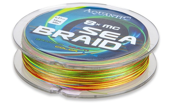 Aquantic 8x MC Tresse marine 300m multicolore