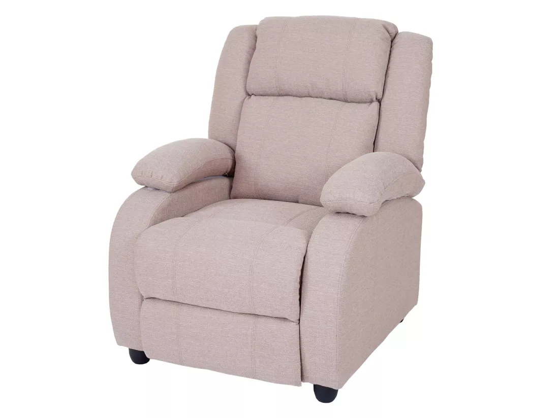 Fauteuil TV Glasgow, crème-gris