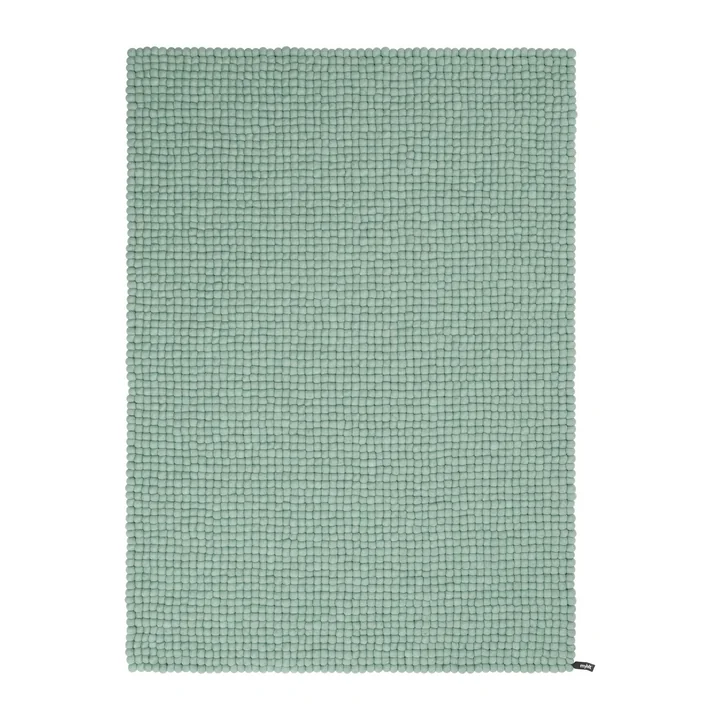 myfelt - Fine Filzkugelteppich, 180 x 260 cm, türkis