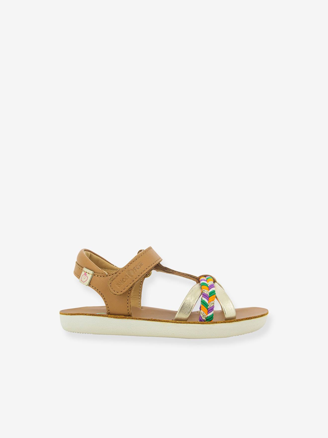Sandálias infantis SHOO POM® Goa Salomé caramelo