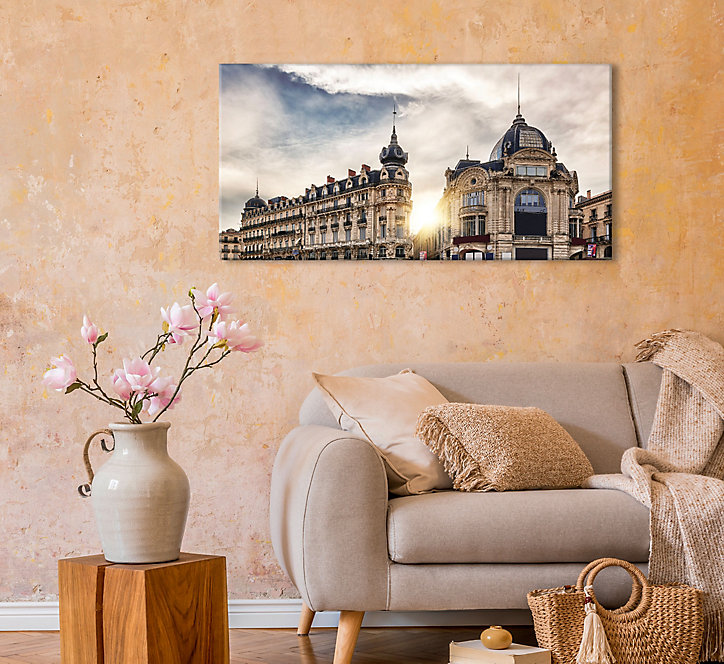 Toile imprimée Montpellier 50 x 100 cm