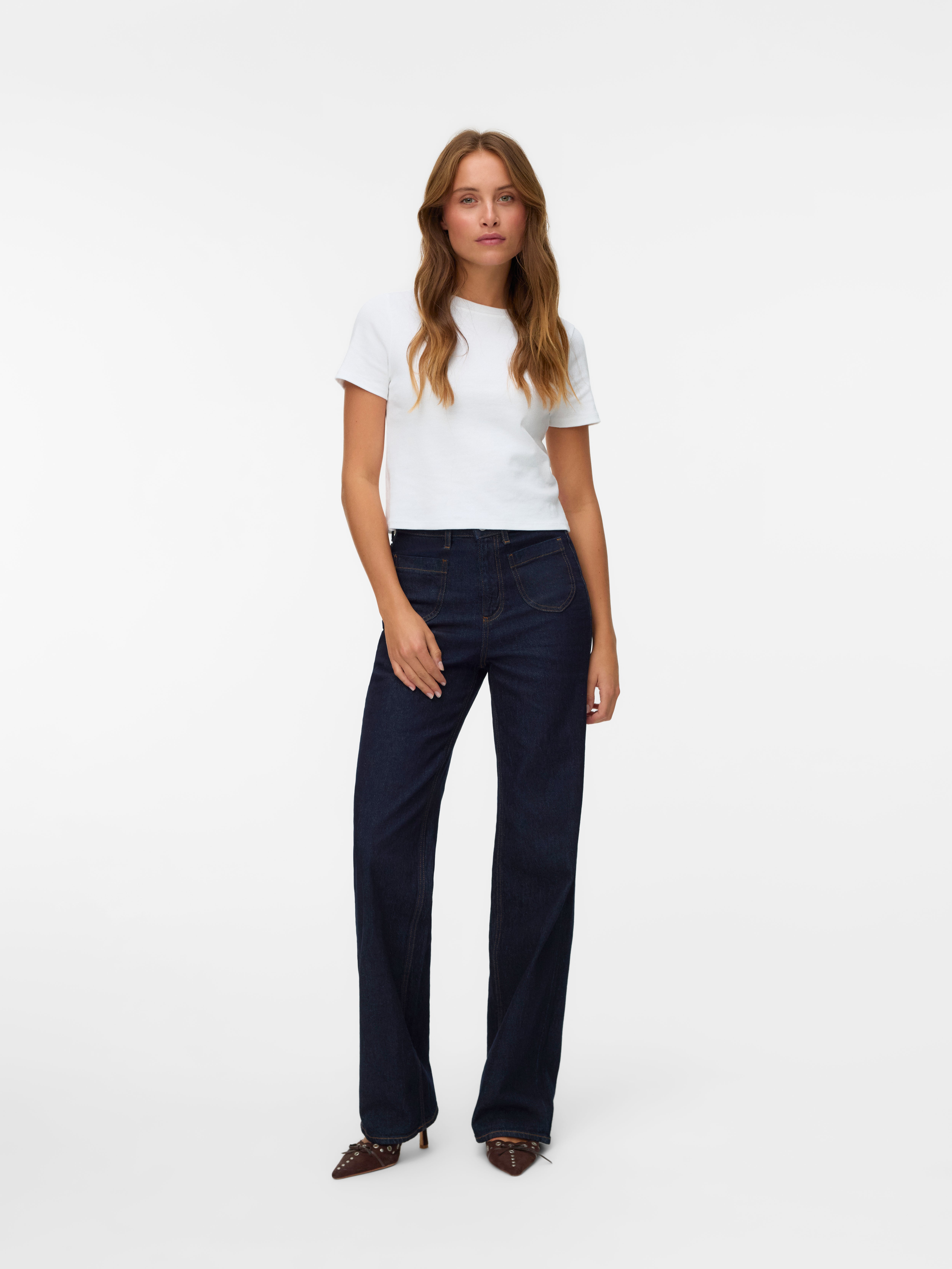 VMTESSA High rise Wide leg fit Jeans