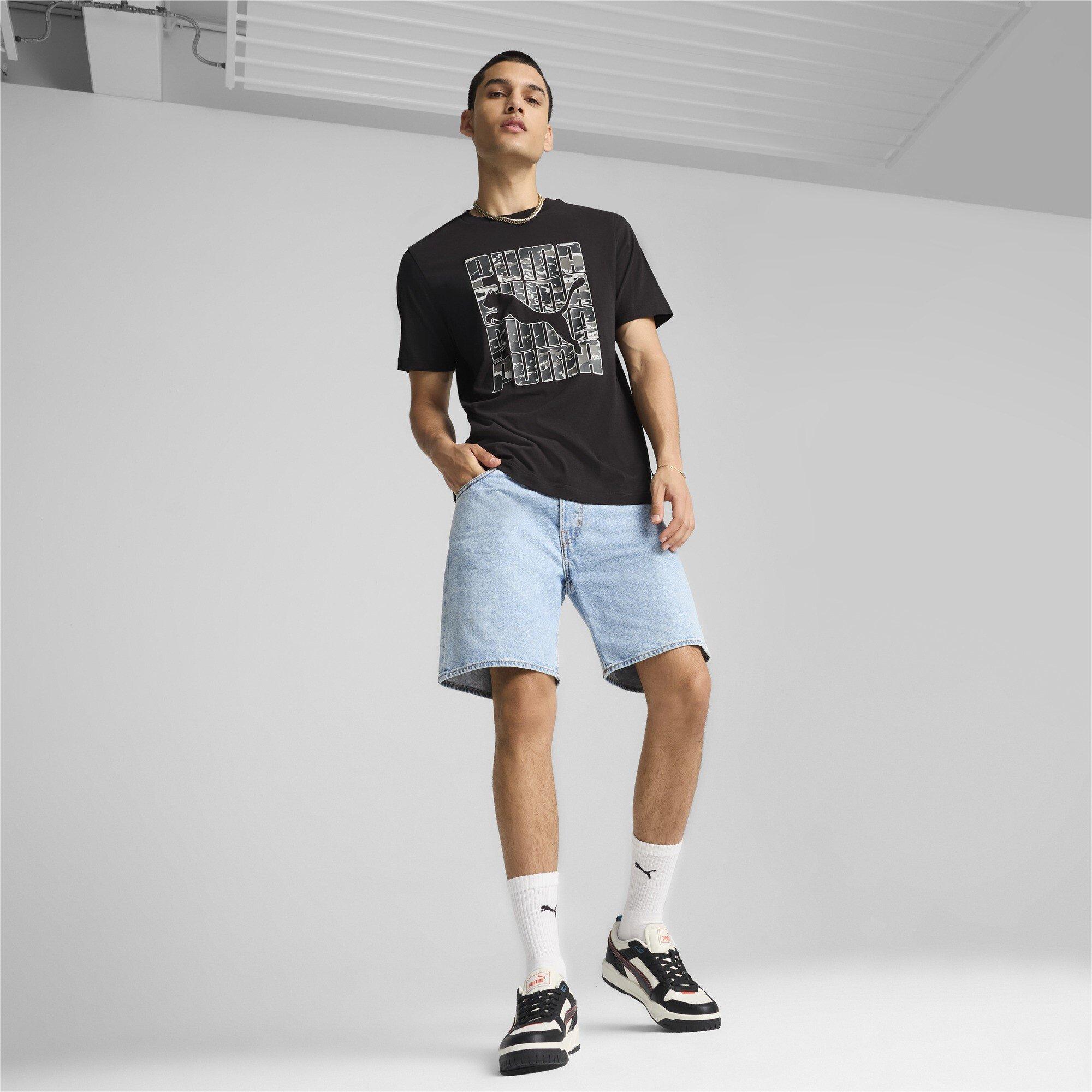 Puma Puma Graphics Camo Tee T-Shirt Mens