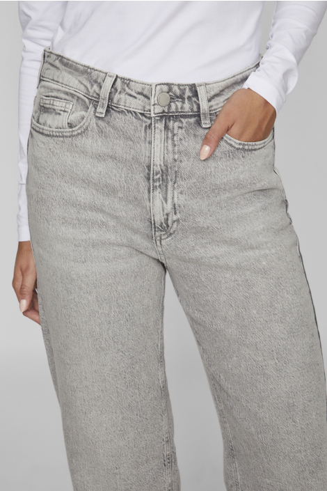 Vila grijze dames jeans