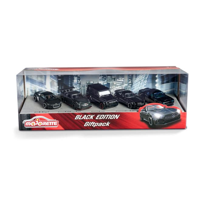 Majorette - Geschenkset Fahrzeuge - Black Edition