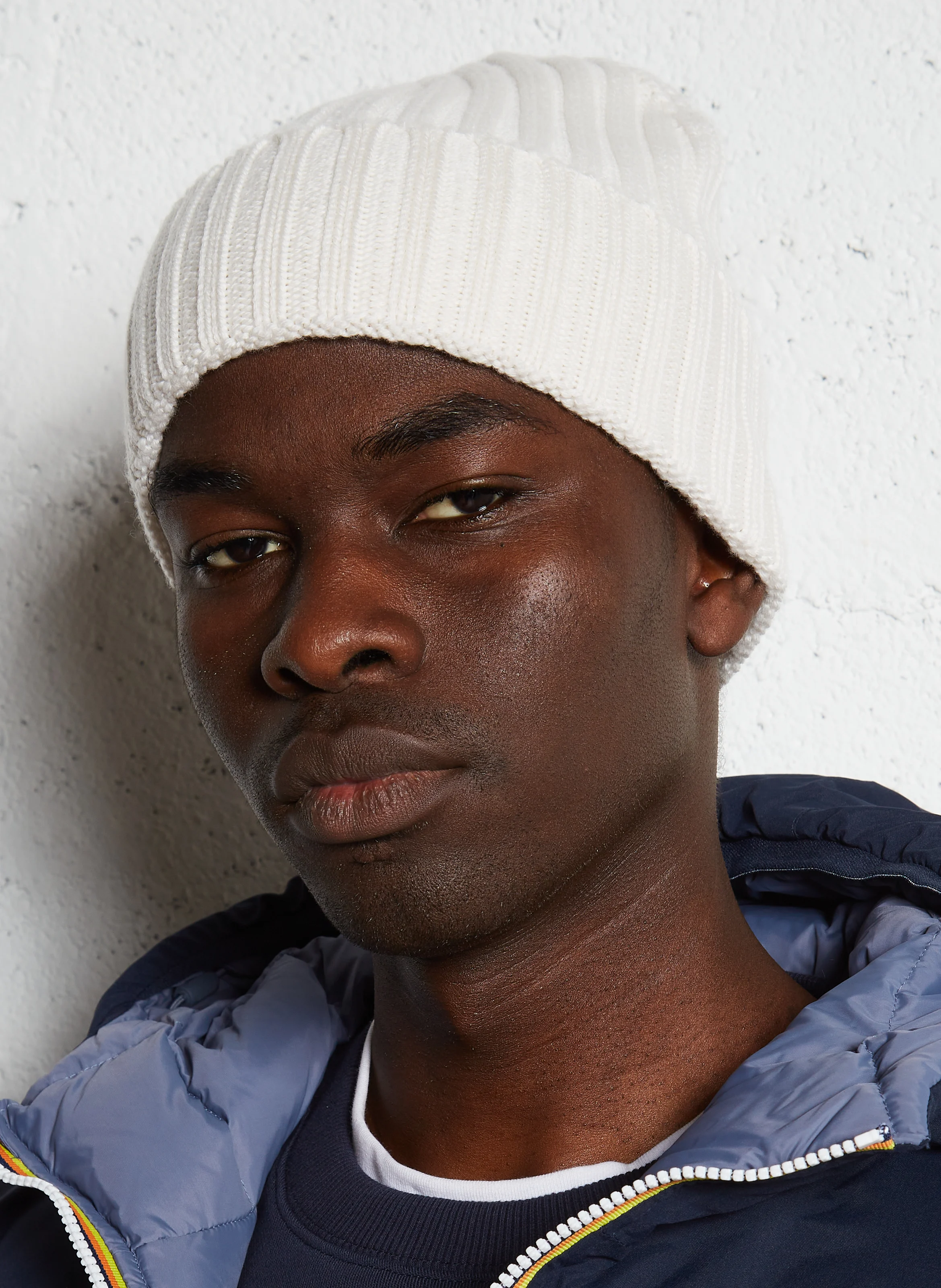 Bonnet en laine| Blanc