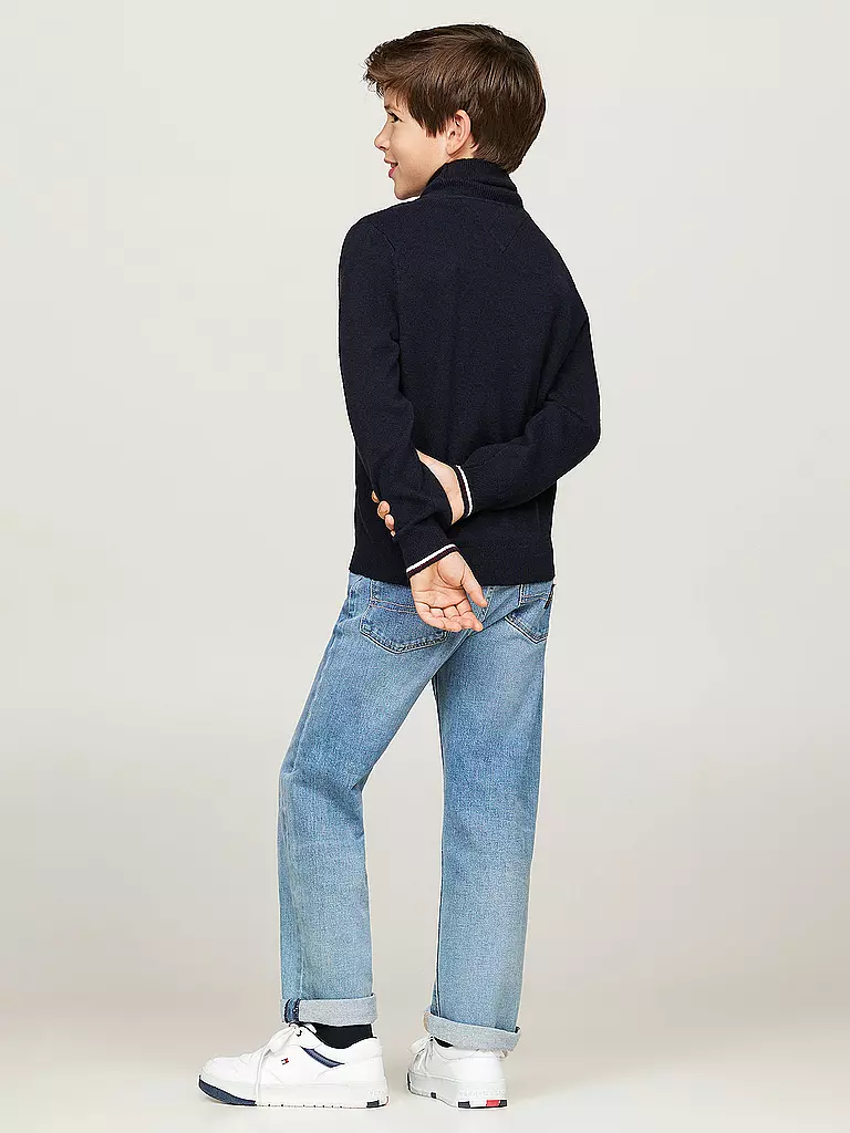TOMMY HILFIGER Jungen Pullover dunkelblau