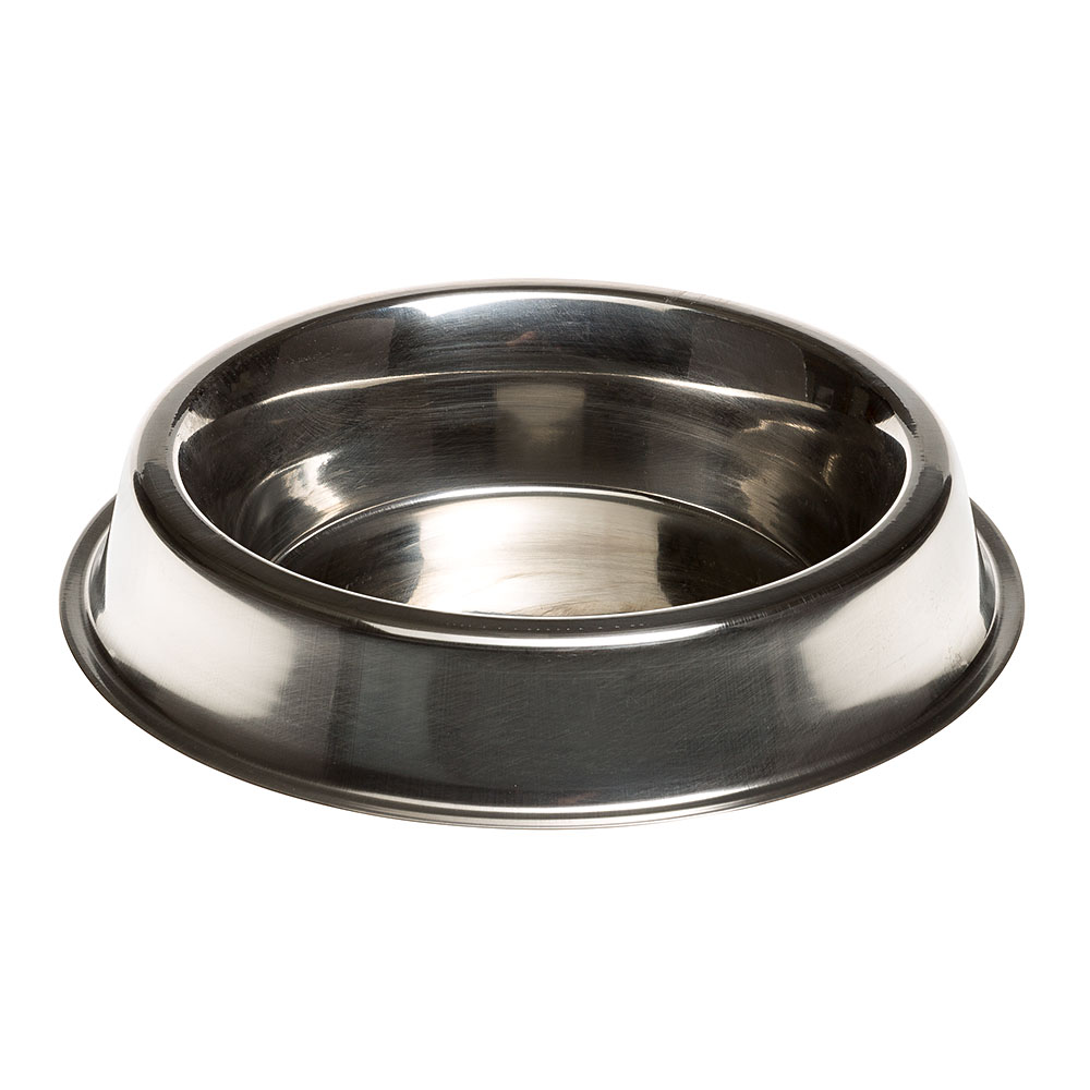 Gamelle en acier inoxydable relevé antidérapant chiens chats ferplast supernova