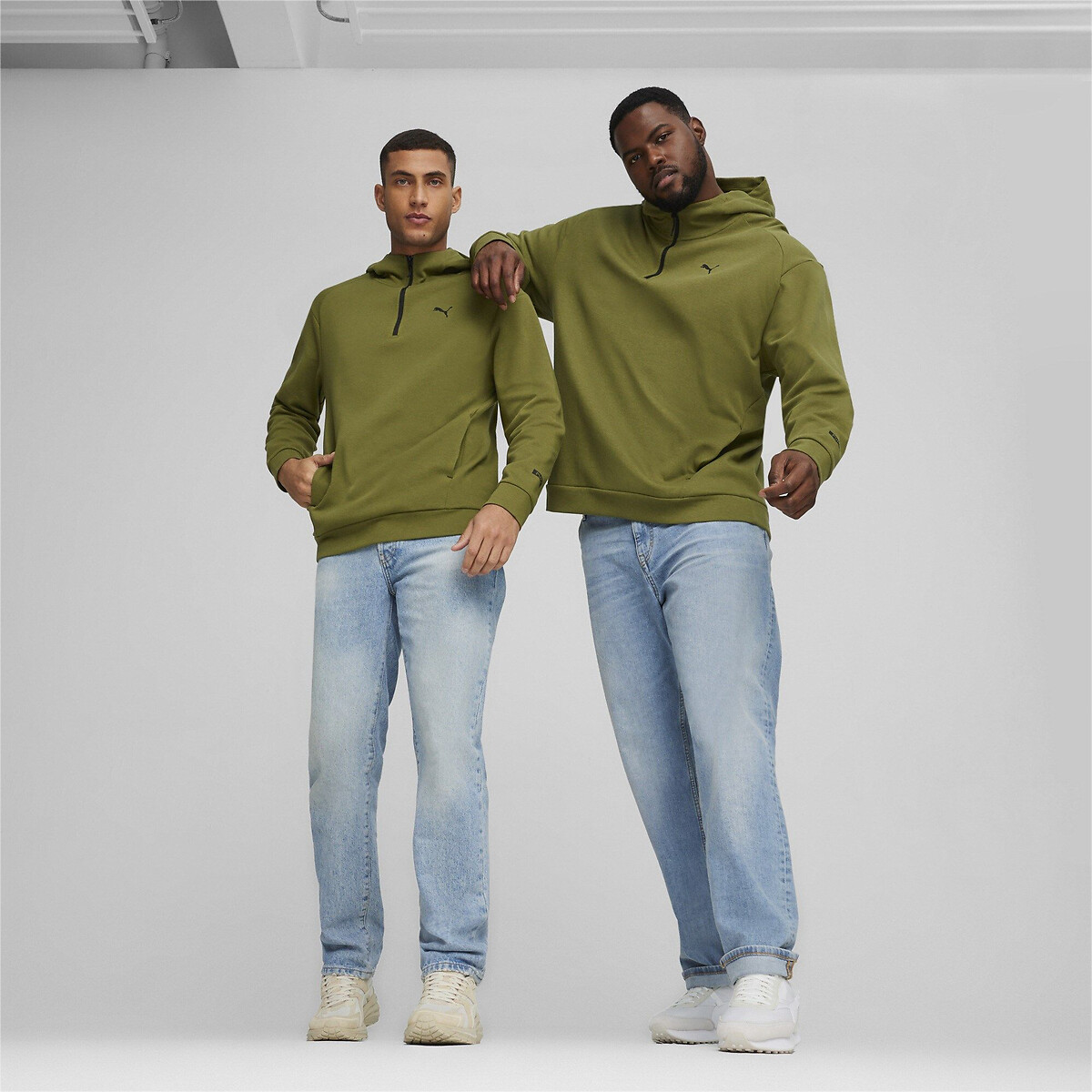 Suéter PUMA com zíper até a metade RAD/CAL