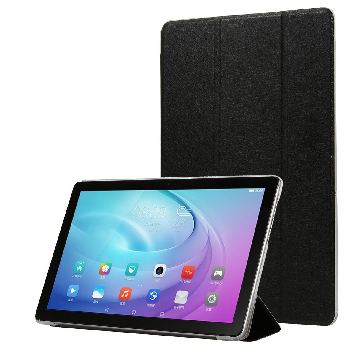 Schutz Tablet Hülle für Samsung Galaxy Tab A7 Case Cover Tasche Etuis Schwarz
