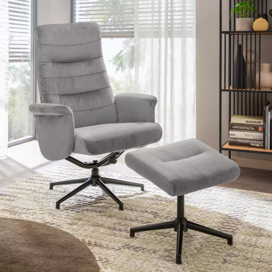 Sessel mit Hocker Krems