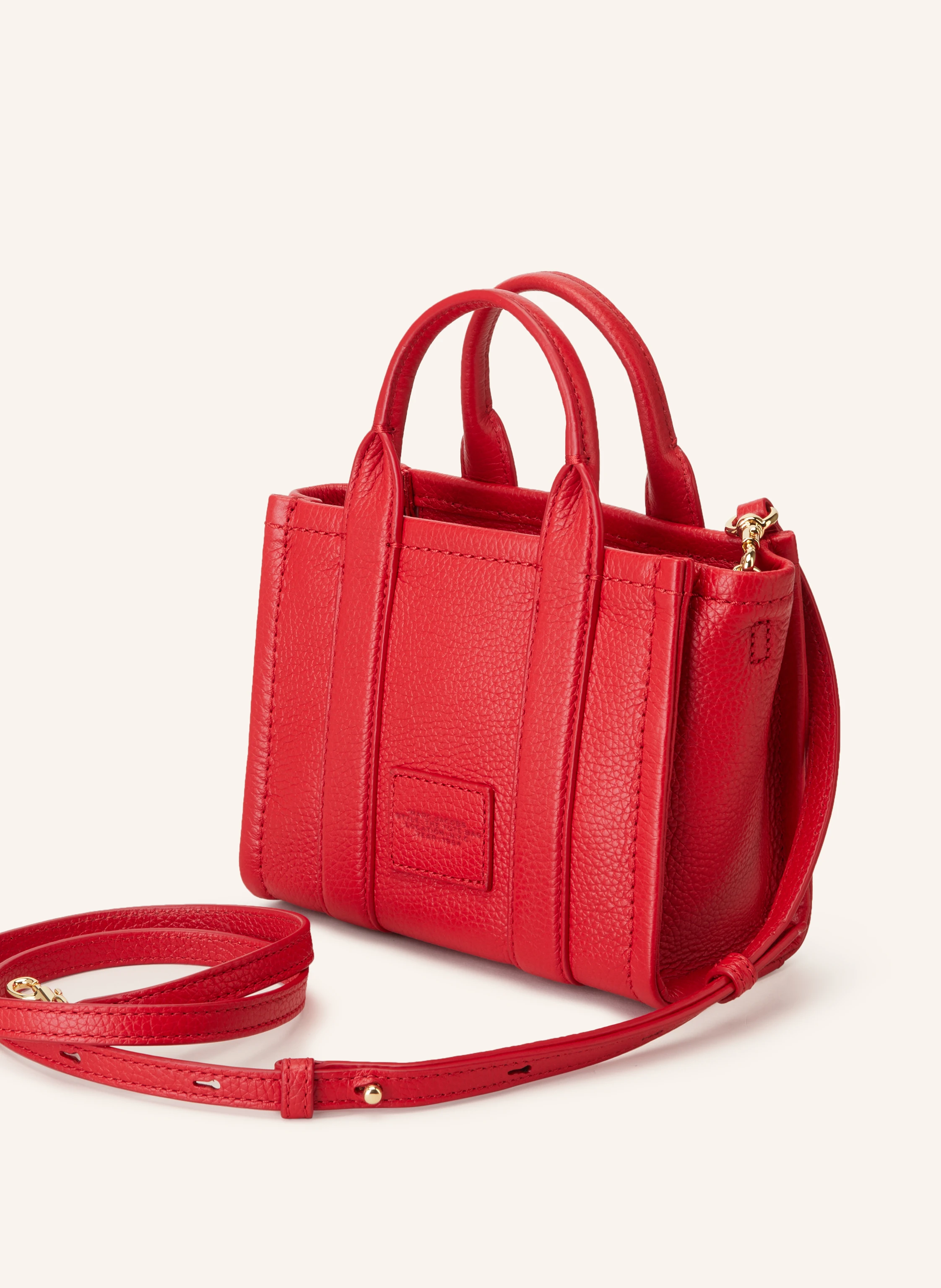 MARC JACOBS Shopper THE CROSSBODY TOTE BAG LEATHER