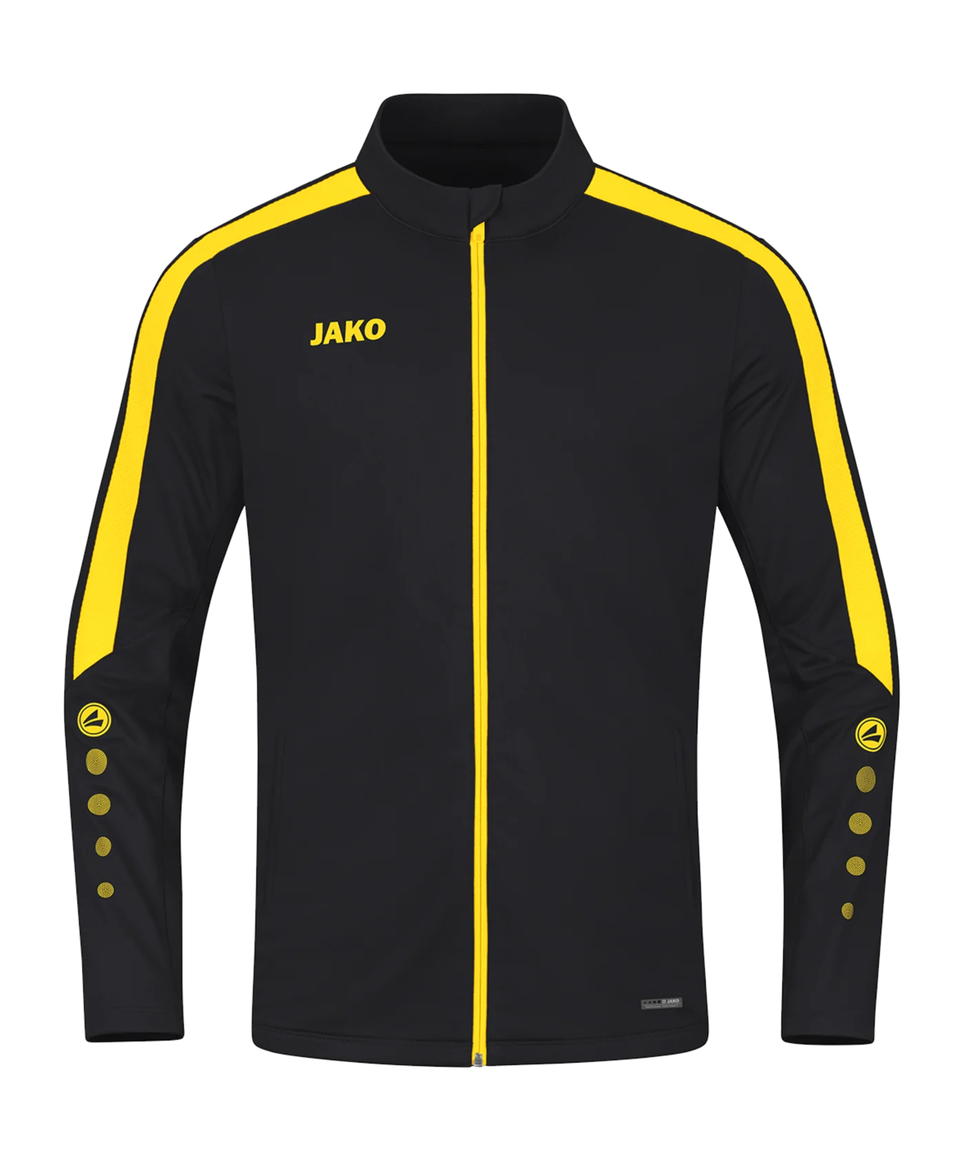 JAKO Power Polyesterjacke Kids Schwarz Gelb F803