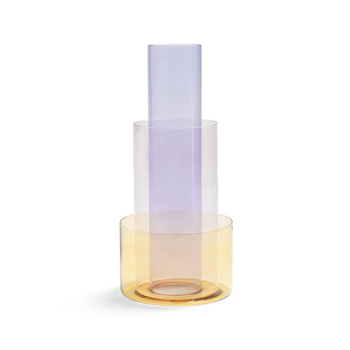&klevering - Amphi Vase large, gelb (3er-Set)